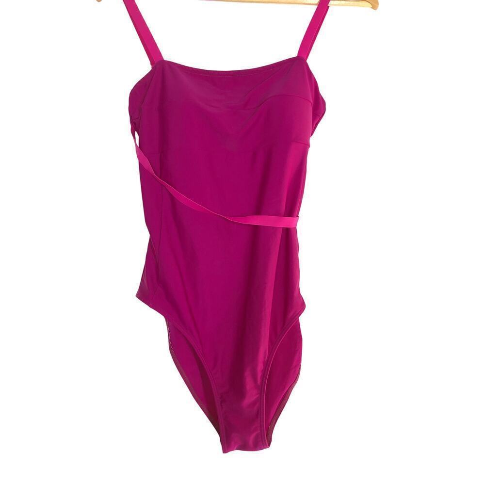Summersalt Fused Oasis One Piece Swimsuit Fuchsia Pink Size 8 NWOT - Picture 3 of 9